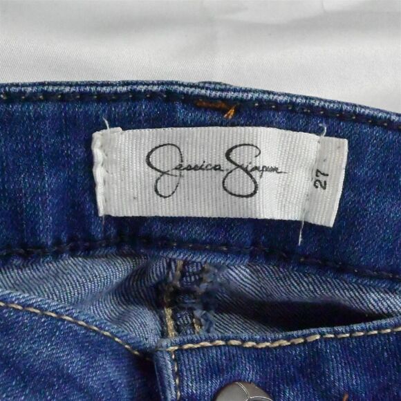 Jessica‎ Simpson 27 Skinny Dark Wash Stretch Denim Womens Jeans - Picture 6 of 9